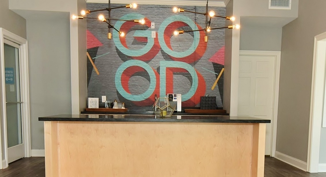 Front desk at Oakbrook Apartments